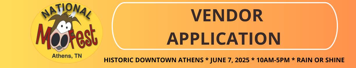 2025 Moofest Vendor Application Athens, TN